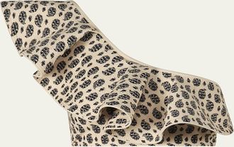 Johanna Ortiz Paisleys Asymmetric Bikini Top