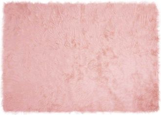 vidaXL Alfombra De Imitaci&oacute;n De Piel De Oveja Tafalla Rosa Vidaxl