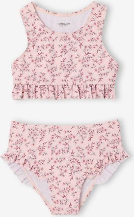 Vertbaudet Tankini mit R&uuml;schen M&auml;dchen hellrosa
