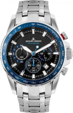 Jacques Lemans 1-2099E Mens Liverpool Watch - Silver - One Size