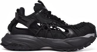Versace Low Trainer - Dames - Sneakers - Zwart - 36 EU - Leer - Schoenen
