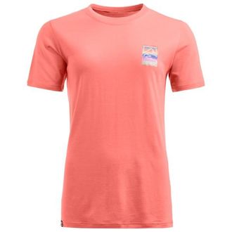 Ortovox 140 Cool Mountain Gradient T-Shirt Merinoshirt f&uuml;r Damen | blossom