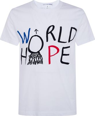 Comme Des Gar&ccedil;ons Printed Logo Tee
