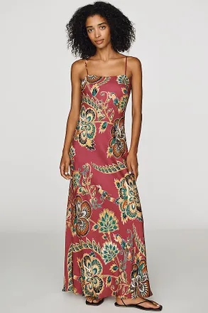 Farm Rio x Anthropologie Maxi Slip Dress