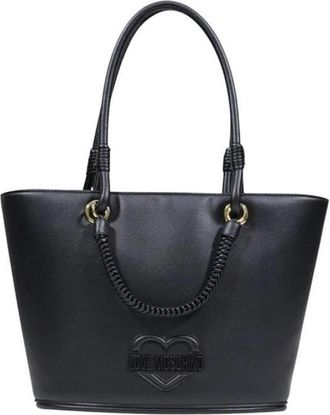 Love Moschino Polyethyleen Handtas - Dames - Shoppers - Zwart - ONE Size - Tassen