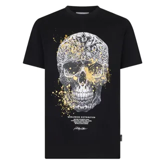 Philipp Plein Heren, Tops, Zwart, Maat: 3XL Jersey