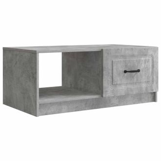 vidaXL Mesa De Caf&eacute; Gris Hormig&oacute;n 90 X 50 X 37 Cm Madera De Ingenier&iacute;a Vidaxl