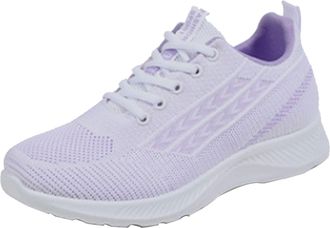 Generic Wide Fit Walking Running Trainers for Women UK Runing Outdoor Mesh Sports Couples Shoes Breathable Shoes Plantar Fasciitis Sneakers Black Sneakers Siz