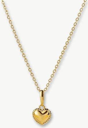 Classicharms Dainty Sterling Silver Heart Pendant Necklace in Gold at Nordstrom