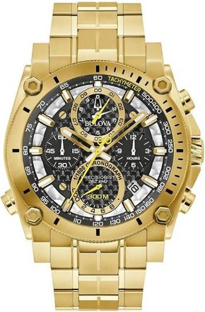 Bulova Precisionist Chronograph Quartz Mens Watch 97B218