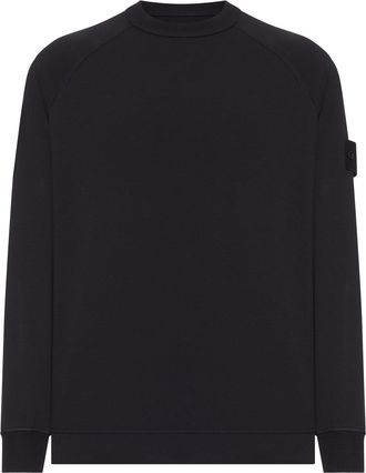 Stone Island COMPASS GHOST LOGO CREW NECK SWEATSHIRT - Stone Island - Man