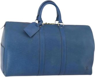 Louis Vuitton Pre-owned Weekend Bags, female, Blue, Size: ONE SIZE Pre-owned Weekend Bag