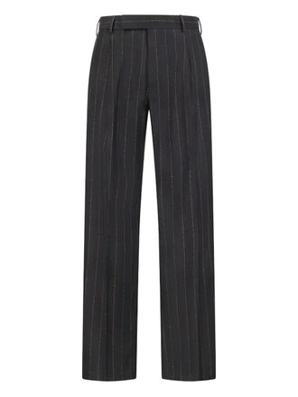 Pantaloni Torino Quindici striped trousers - men - Fabric - 46 - Grey