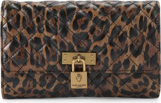 Kurt Geiger Womens Leather Brixton Chain Wallet - Brown - One Size