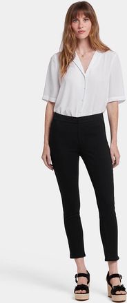 NYDJ Ami Skinny Enkellange Pull-On Jeans In Soft-Contour Denim Met Zij-splitten