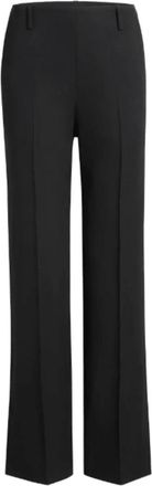 Khaite Grenare Pant - Dames - Wijde Broeken - Zwart - S - Wol - Broeken