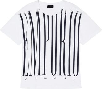 Emporio Armani T-shirt met korte mouwen - Dames - T-shirts - Wit - L - Tops