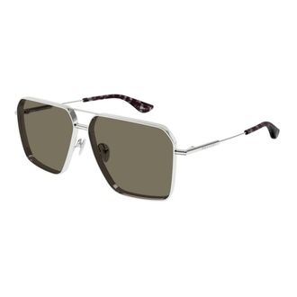 Alexander McQueen Heren, Accessoires, Grijs, Maat: 60 MM Nylon