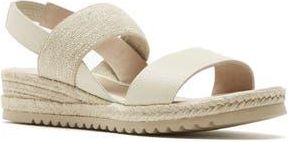 La Canadienne Rica Espadrille Wedge Sandal in Milk Pebble at Nordstrom Rack, Size 10