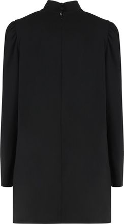 Max Mara Womens Embassy Crepe Dress Black Triacetate
