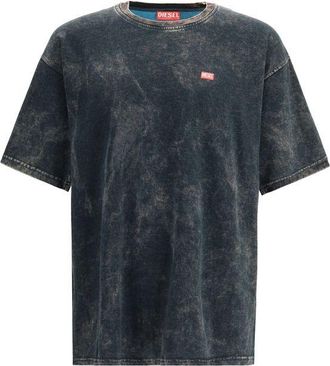 Diesel Zwart Katoenen T-Shirt