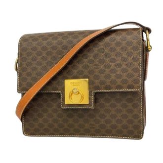 Celine Pre-owned Cross Body Bags, female, Brown, Size: ONE SIZE Pre-owned Vintage Shoulder Bag
