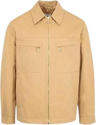 Casablanca Denim Zip Jacket - Heren - Zomerjassen - Beige - S - Denim - Jassen