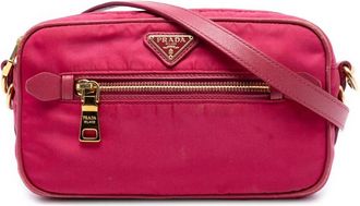 Prada 2000-2013 Tessuto crossbody bag - Rosa