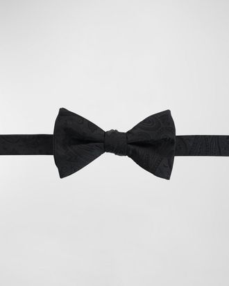 Trafalgar Store Mens Banbury Tonal Paisley Silk Bow Tie