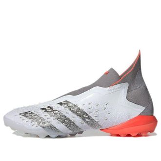 adidas Predator Freak+ TF Demonskin - White Solar Red FY6252