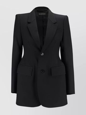 Balenciaga wool hourglass blazer