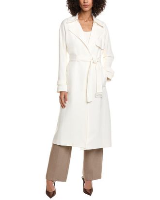 Theory Oaklane Modern Crepe Trench Coat