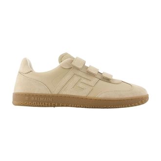 Balmain Swan Scratch Trainers - male - Balmain - Sneakers - Beige - 10 UK - Shoes