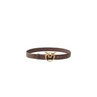 Pinko Love Berry H3 Belt Low Vitello - female - PINKO - Belts - Brown - XS - Accessories