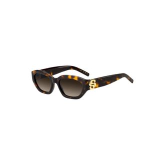 BOSS Havana-acetate sunglasses with Double B monogram