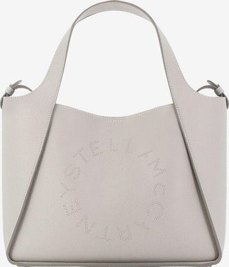 Stella McCartney Handtasche aus genarbtem Kunstleder mit Nieten Stella Logo