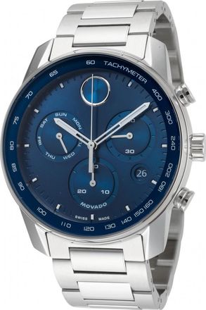 Movado 3600865 Mens Bold Verso Watch - Silver - One Size
