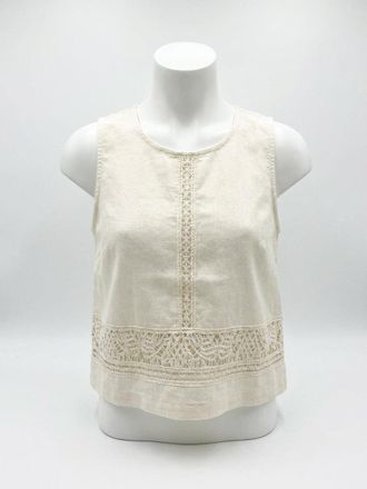 Z Supply Sloane Embroidered Top In White