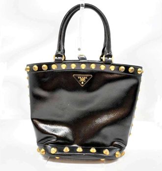 Prada Black Saffiano Handbag Tote Bag (Pre-Owned)