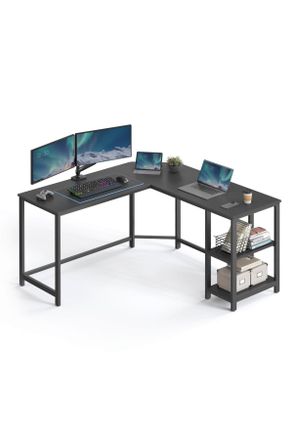 Boxxx Eckschreibtisch, Schwarz, Metall, Holzwerkstoff, Holzoptik, rechteckig, eckig, 138x76x138 cm, B&uuml;rom&ouml;bel, B&uuml;rom&ouml;bel-Sets & B&uuml;rom&ouml;bel-Serien, B&uuml;rom&ouml;bels