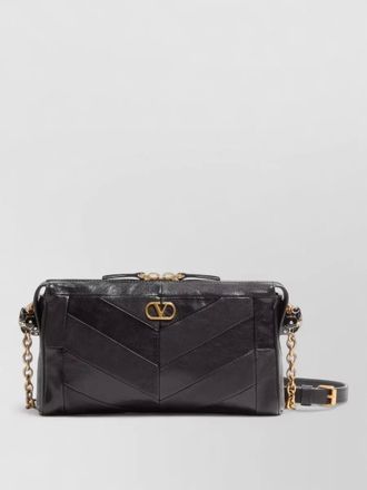 Valentino Garavani shoulder bag chain strap chevron pattern