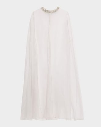 Carolyn Rowan Silk Organza Cape