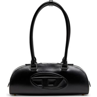 Diesel 1DR 2.0 Dome East/West Leather Shoulder Bag in Black at Nordstrom