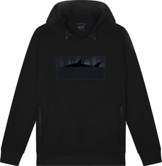 Paul & Shark Hoodie - Heren - Hoodies - Zwart - 2XL - Katoen - Hoodies & sweatvesten