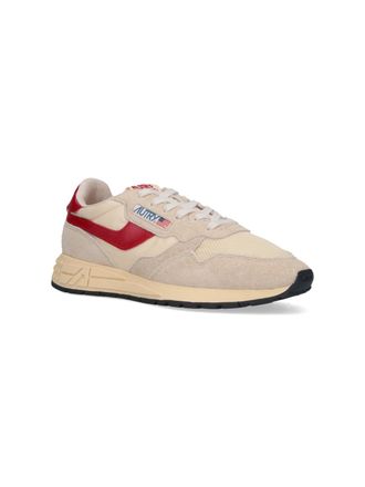 Autry Retro Running Sneaker - Beige