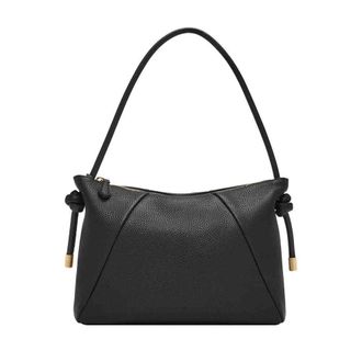 Fossil Womens Willa Shoulder Bag, Smoky Black, 30.48L x8.89Wcm x22.86 H cm