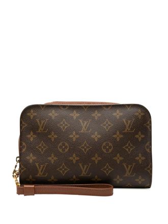 Louis Vuitton 2003 Monogram Orsay clutch bag - unisex - Fabric/Leather - One Size - Brown