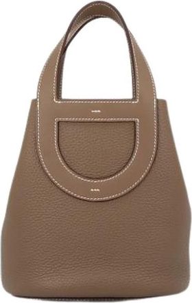 Herm&egrave;s Pre-owned Kara Tote Bag - Dames - Vintage Tas - Bruin - ONE Size - Leer - Vintage
