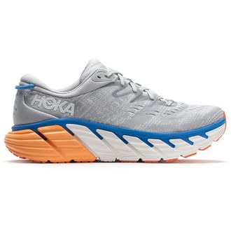 Hoka One One Hoka Gaviota 4 Textile Synthetic Mens Low Top Trainers - UK 9 - US 9.5 Men - EU 43 1/3 - Harbor Mist Nimbus Cloud - Size:UK 9