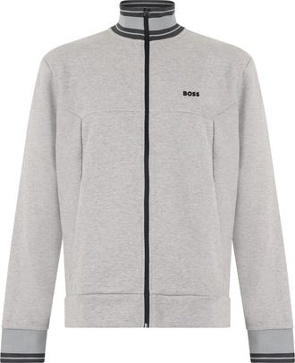 HUGO BOSS Felpa con zip - - Sweatshirts & Hoodies - Uomo - Grigio - S